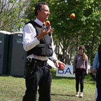 policeman at devilstick peat circus workshop