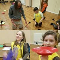 SCOUTING AND GUIDING CIRCUS BADGE WORKSHOPS IN CAMBRIDGESHIRE